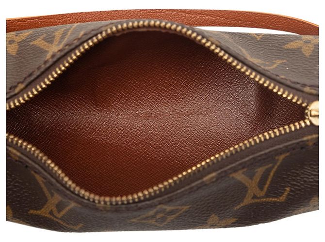 Bolso Louis Vuitton Monogram Papillon con pouch Castaño - vista 5