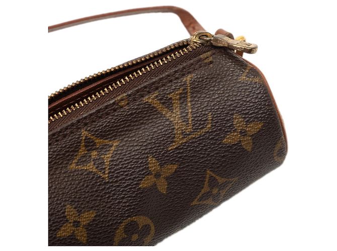 Borsa Papillon Monogram Louis Vuitton con pochette Marrone - vista 5