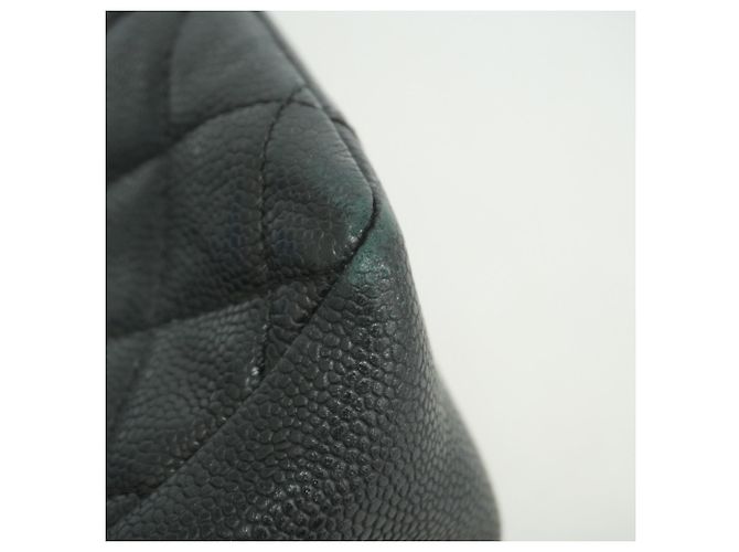 Timeless Borsa tote in pelle di vitello grana nera Chanel Nero - vista 11