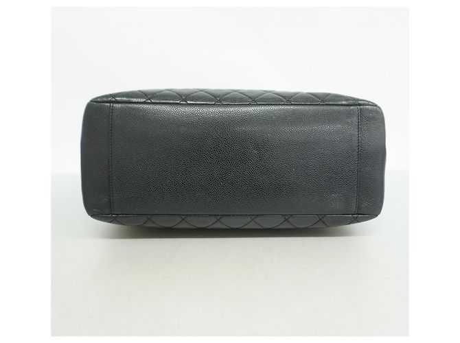 Timeless Borsa tote in pelle di vitello grana nera Chanel Nero - vista 3