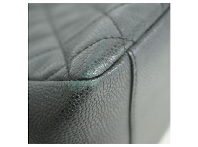 Timeless Borsa tote in pelle di vitello grana nera Chanel Nero - vista 6
