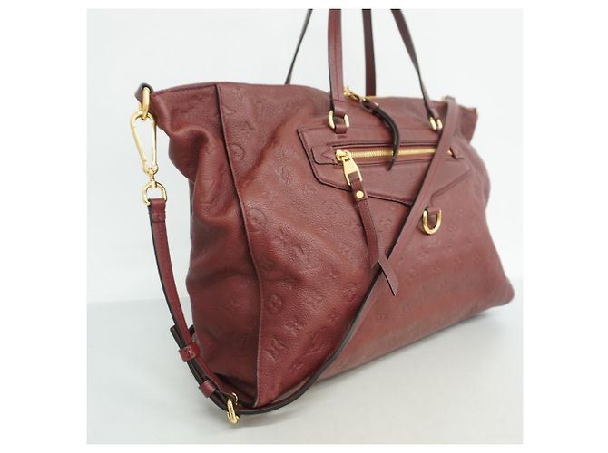 Louis Vuitton Monogram Empreinte Lumineuse GM Tote Bag Rot - Ansicht 2