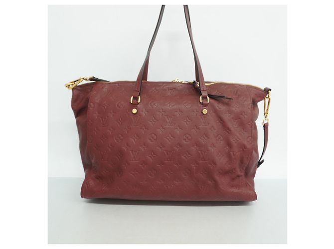 Louis Vuitton Monogram Empreinte Lumineuse GM Tote Bag Rot - Ansicht 9