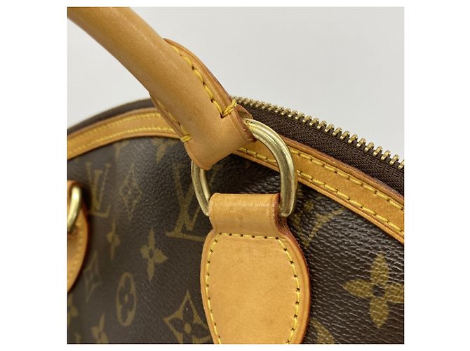 Louis Vuitton Monogram Lockit Handtasche Braun - Ansicht 9