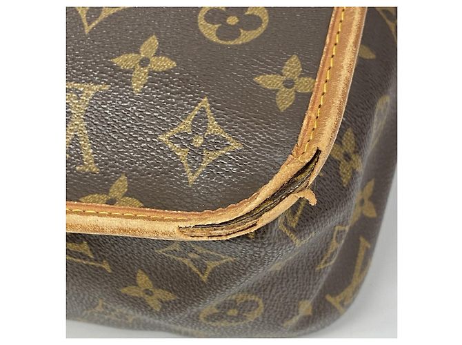 Borsa a Spalla Gibeciere GM Monogramma Louis Vuitton Marrone - vista 7