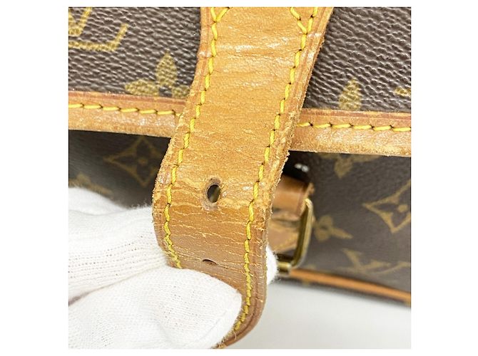 Borsa a Spalla Gibeciere GM Monogramma Louis Vuitton Marrone - vista 8