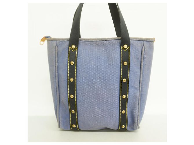 Louis Vuitton Antigua Cabas MM Tasche Blau - Ansicht 10