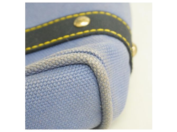 Louis Vuitton Antigua Cabas MM Tasche Blau - Ansicht 6