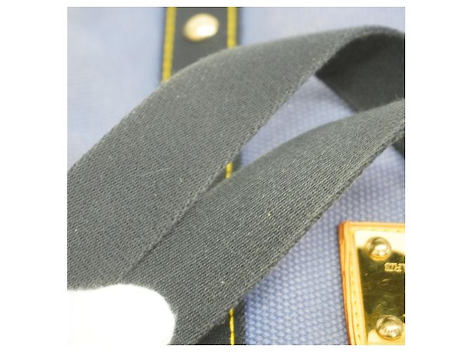 Louis Vuitton Antigua Cabas MM Tasche Blau - Ansicht 9
