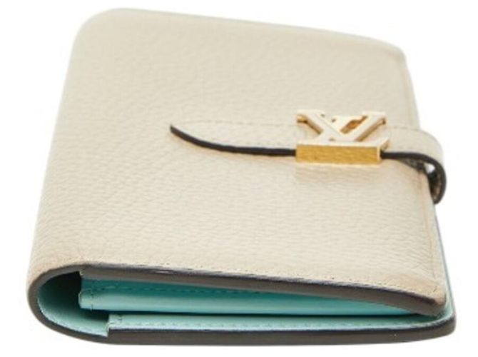 Louis Vuitton Langer Geldbeutel aus beigem Taurillon-Leder - Ansicht 3