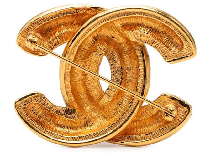 Spilla Matelassé Coco Mark di Chanel D'oro - vista 2