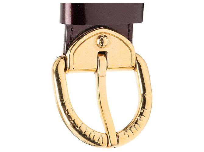 Louis Vuitton Monogram Vernis Gürtel Braun Lila - Ansicht 4