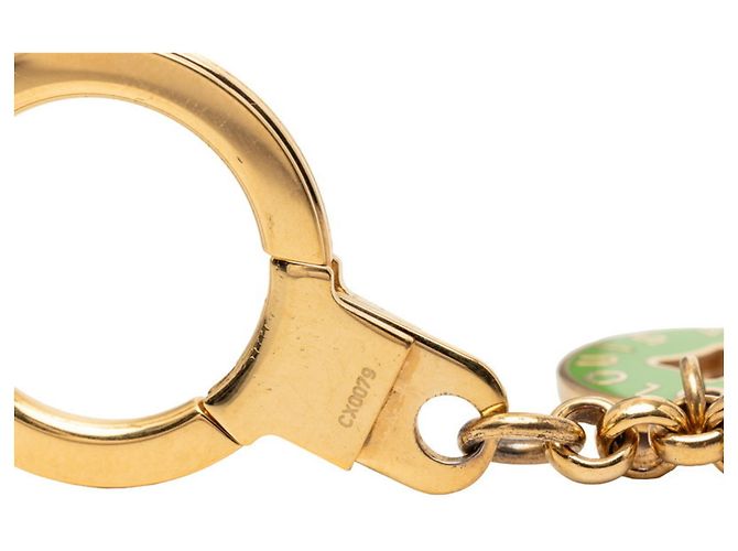Looping Louis Vuitton Gold Multicolor Schlüsselanhänger Mehrfarben Golden - Ansicht 4
