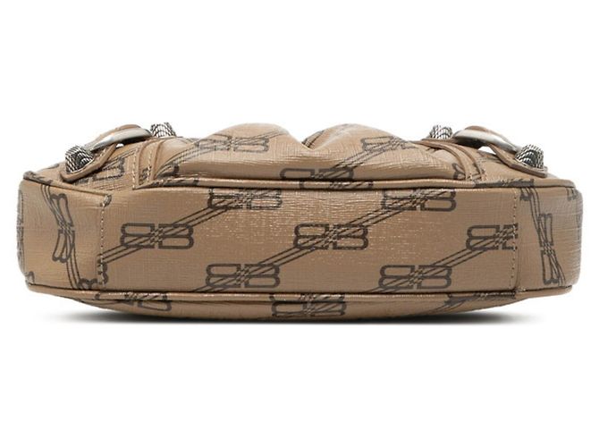 Borsa a tracolla mini Lucagol BB Monogram di Balenciaga Marrone - vista 3