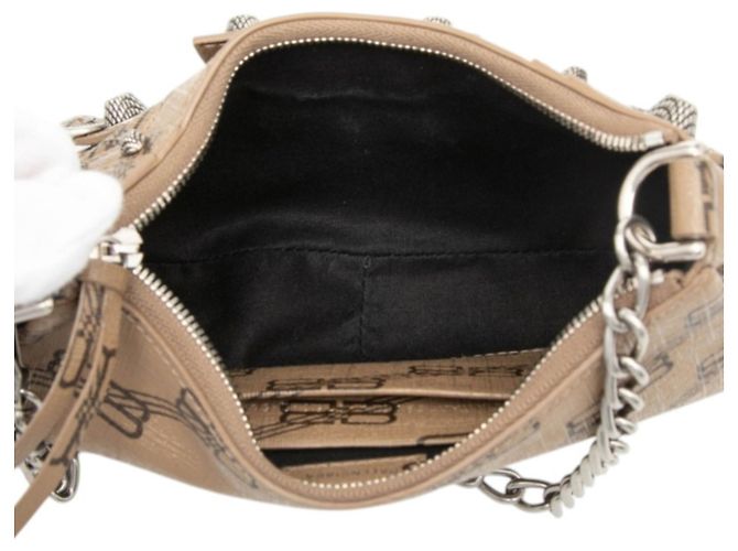 Borsa a tracolla mini Lucagol BB Monogram di Balenciaga Marrone - vista 4