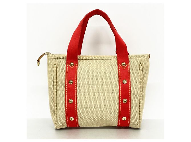Borsa Louis Vuitton Antigua Cabas PM Beige - vista 9
