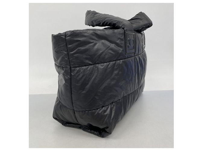 Chanel Coco Cocoon Nylon Tote Bag Schwarz - Ansicht 2
