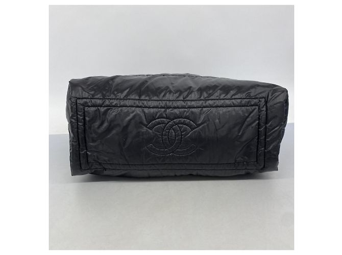 Chanel Coco Cocoon Nylon Tote Bag Schwarz - Ansicht 3
