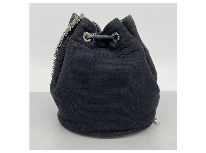 Borsa a Spalla con Catena Deauville di Chanel Nero - vista 12