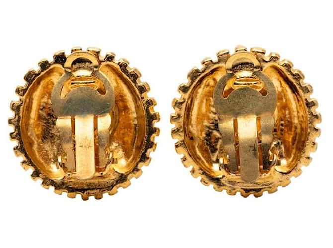 Orecchini Clip Coco Mark di Chanel D'oro - vista 2