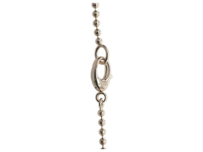 Collana Gucci Crest Sherry Line Argento Multicolore - vista 3