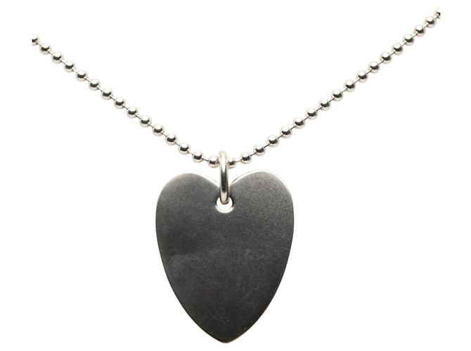 Collana a forma di cuore Gucci in argento 925 - vista 2
