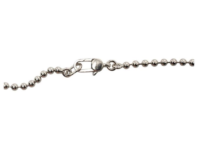 Collana a forma di cuore Gucci in argento 925 - vista 4