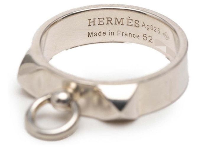 Ring Anillo Collier de Chien PM de Hermès Plata - vista 5
