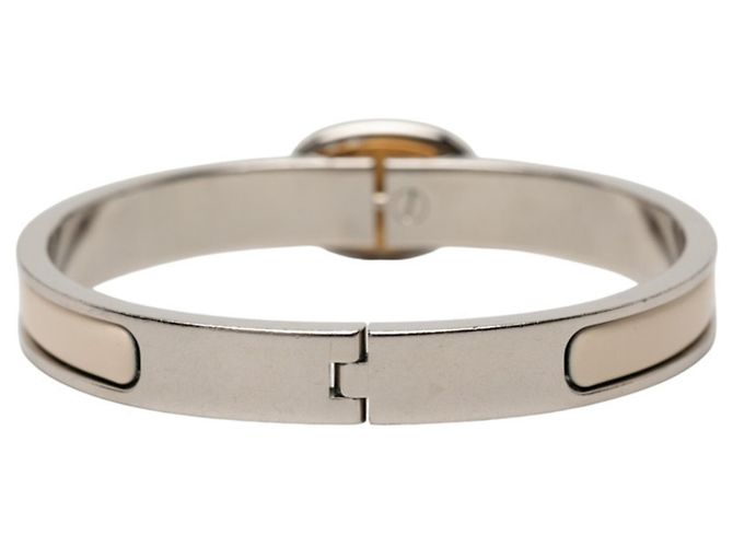 Bracciale Hermès Mini Click Chaine d'Ancre PM Argento D'oro Crudo - vista 3