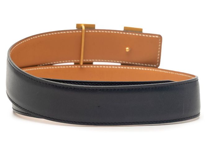 Reversibler H-Buckle Constance Gürtel von Hermès Schwarz - Ansicht 3