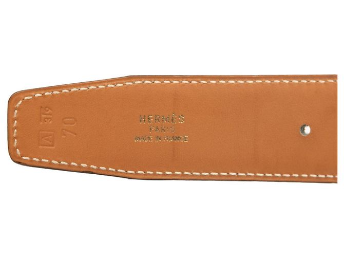 Reversibler H-Buckle Constance Gürtel von Hermès Schwarz - Ansicht 5