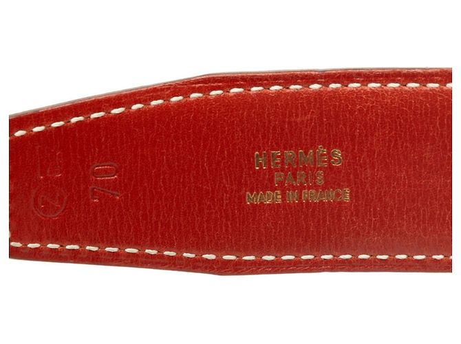Cinto reversível H-Buckle Constance da Hermès Preto - vista 6