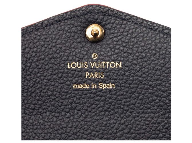 Sarah Portafoglio lungo Louis Vuitton Monogram Empreinte in Marine Rouge e Blu Navy Rosso - vista 5