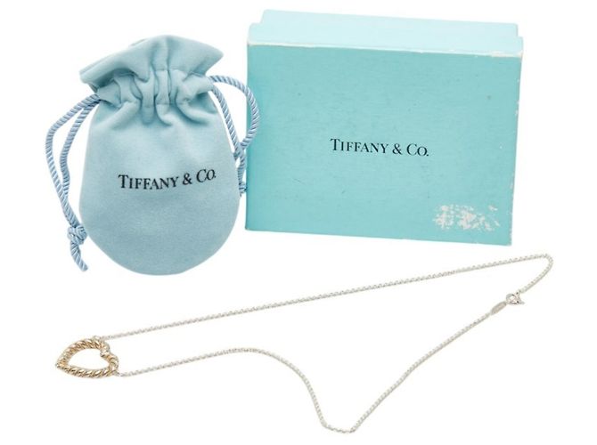 Collar en forma de corazón Twist de Tiffany & Co. Plata Dorado - vista 7