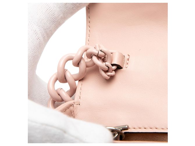 Belt bag in pelle matelassé GG Marmont rosa monocromatica Gucci - vista 7