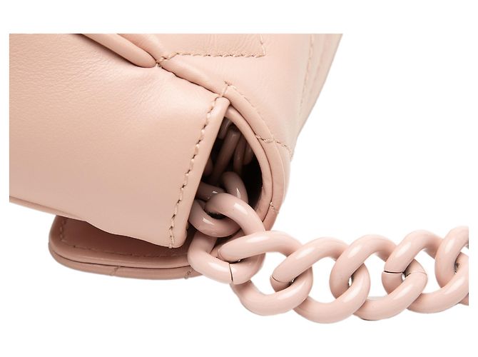 Belt bag in pelle matelassé GG Marmont rosa monocromatica Gucci - vista 8