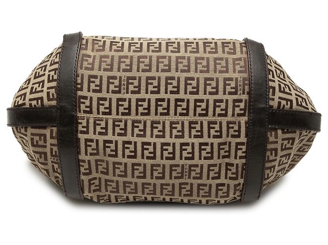 Fendi Beige Zucchino Canvas Tote - view 3