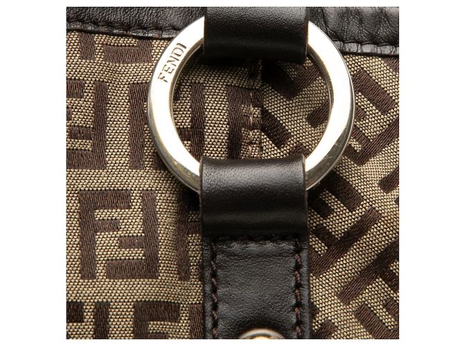 Fendi Beige Zucchino Canvas Tote - view 7