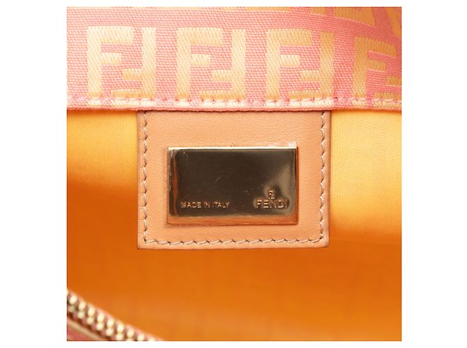Fendi Pink Zucchino Canvas Tote - Ansicht 5
