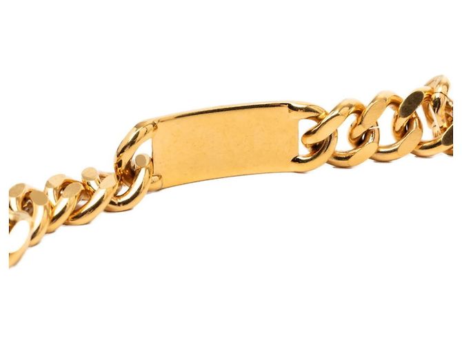 Cambon Chanel Coco Mark goldplattierter Kettengürtel Golden - Ansicht 2