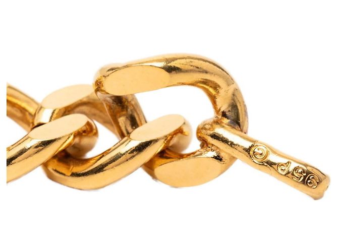 Cambon Chanel Coco Mark goldplattierter Kettengürtel Golden - Ansicht 6