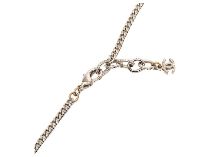 Collar largo Chanel Coco Mark Star Plata - vista 3