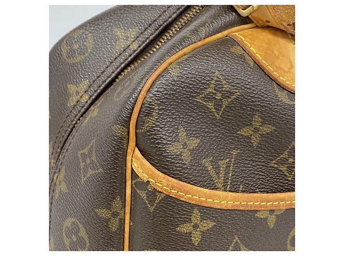 Borsa Deauville Monogram Louis Vuitton Marrone - vista 10