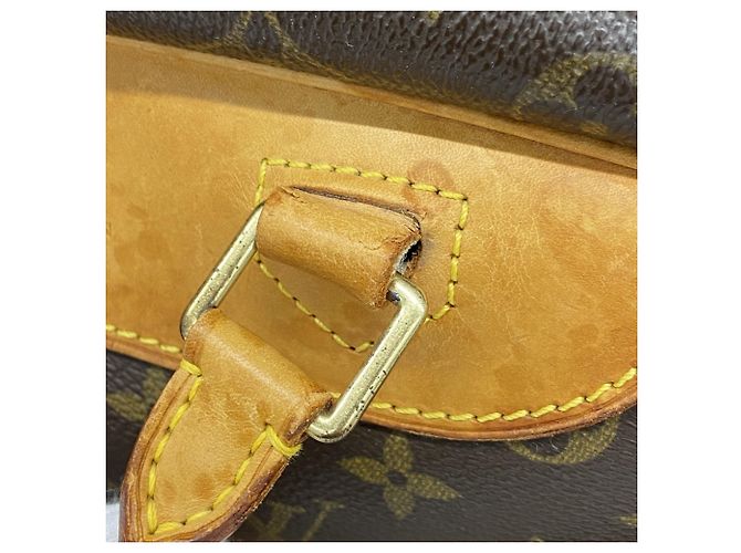 Borsa Deauville Monogram Louis Vuitton Marrone - vista 8