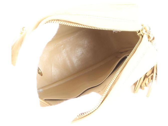 Borsa a Spalla in Pelle Chanel Matelassé Diana Flap Marrone Beige - vista 7