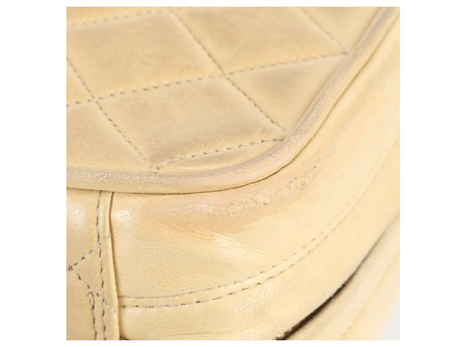 Borsa a Spalla in Pelle Chanel Matelassé Diana Flap Marrone Beige - vista 8
