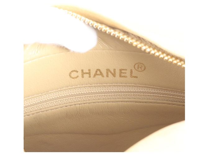 Borsa a Spalla in Pelle Chanel Matelassé Diana Flap Marrone Beige - vista 9