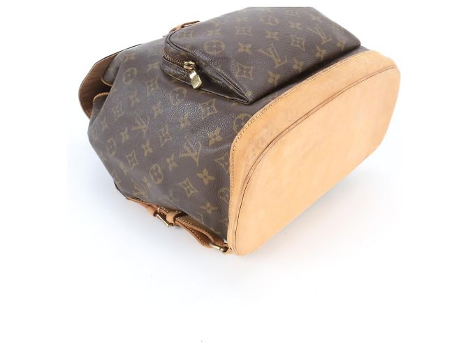 Zaino Montsouris GM Monogramma Louis Vuitton Marrone - vista 4