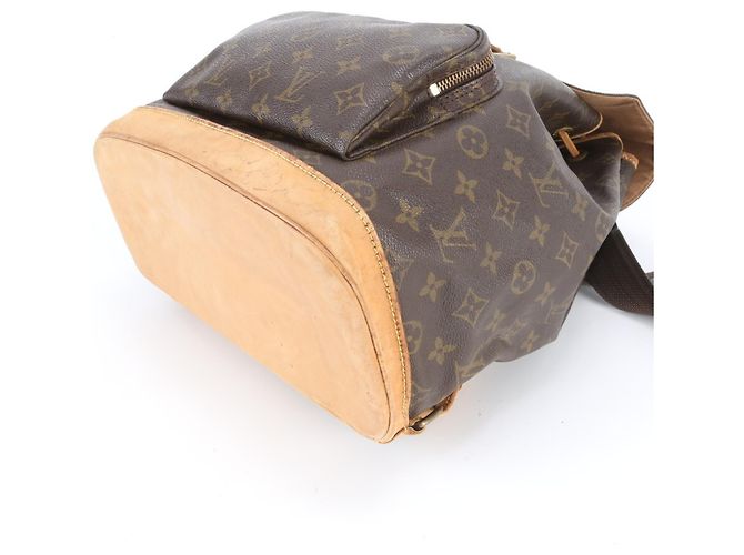Zaino Montsouris GM Monogramma Louis Vuitton Marrone - vista 5