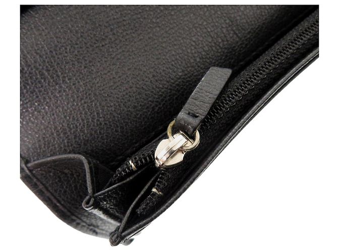 Cartera Larga de Cuero Camelia Chanel Negro - vista 10